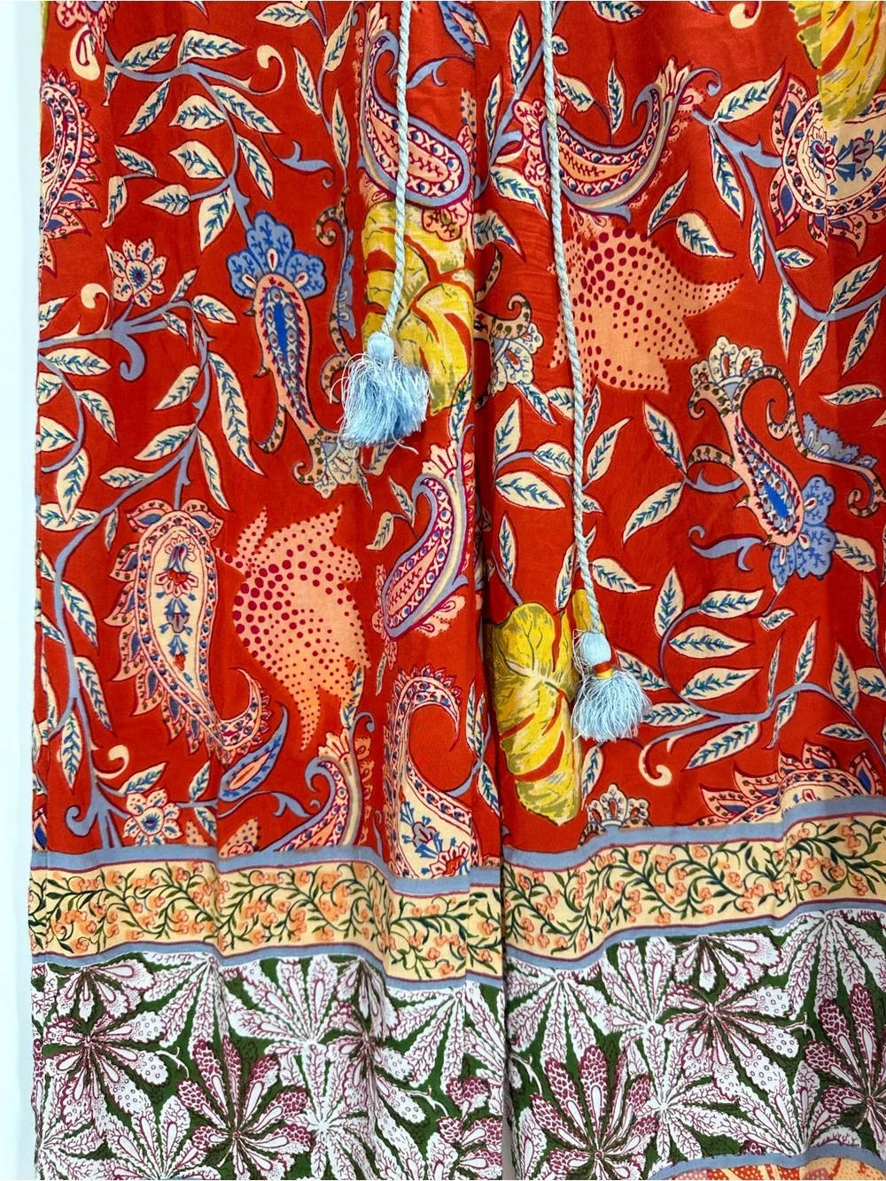 Anthropologie Sonrisa Paisley Pants Pajama Lounge